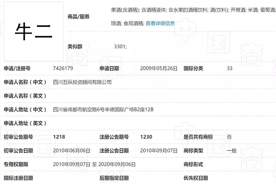 商标争议新剧情：“牛二”或转手，环球佳酿发起商标抢夺战？