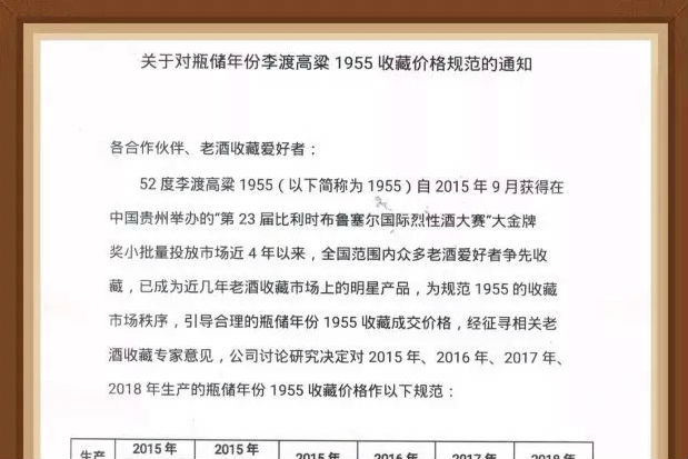 5年10涨后，这瓶最“陋且贵”的光瓶酒发布了老酒交易价格